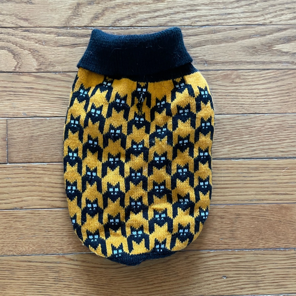 Small Dog Halloween Sweater, XS
